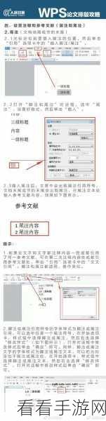 轻松搞定 WPS 文字尾注编号格式设置秘籍