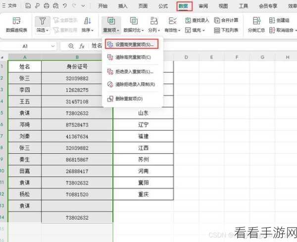 WPS Excel 轻松标注重复项目，实用技巧大放送