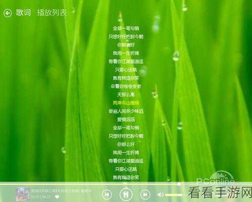 酷我音乐歌词字体与颜色随心变，独家教程大揭秘