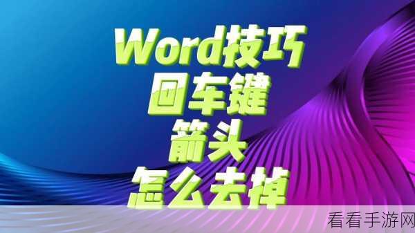 轻松搞定！Word 文档中回车键箭头去除秘籍