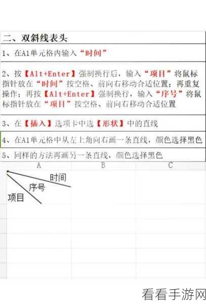 轻松搞定！WPS 表格单元格添加两条斜线秘籍