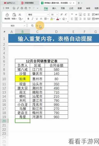 WPS 表格排名秘籍，位置不变轻松排序