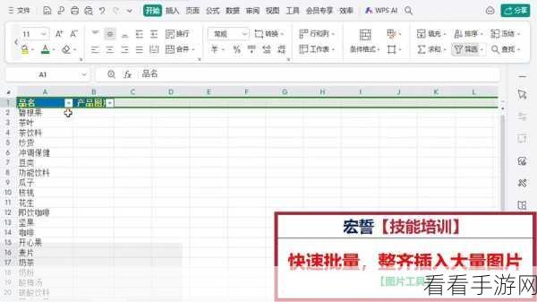 WPS Excel 图片嵌入单元格秘籍大公开