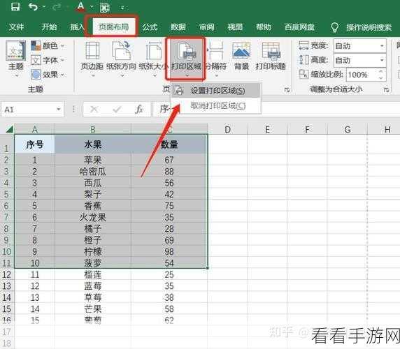 轻松掌握！Excel 两表格打印及区域设置秘籍