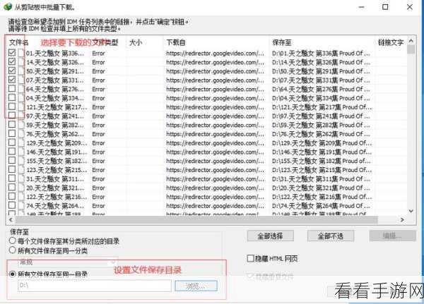 掌握 IDM 下载器导入文件列表的秘诀