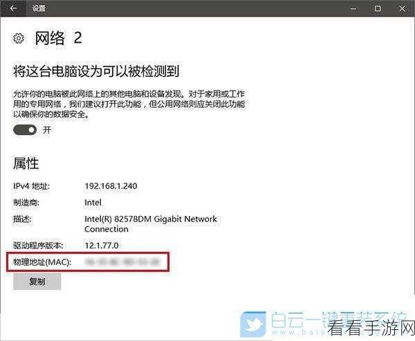 轻松搞定！Win10 查看 MAC 地址秘籍大公开