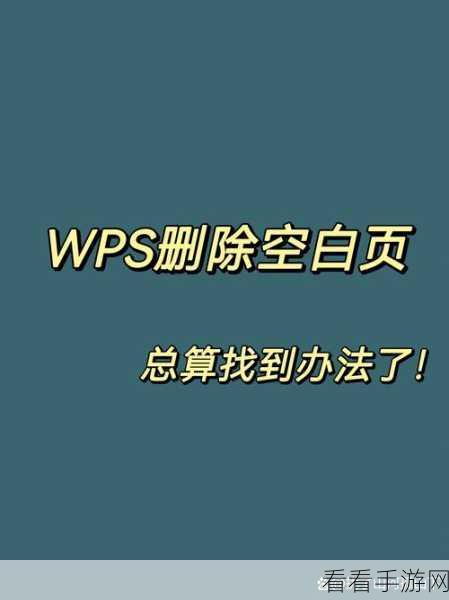 WPS Excel 表格空白行一键清除秘籍