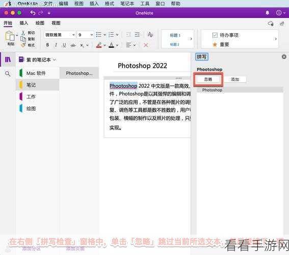 轻松搞定！Onenote 关闭拼写检查功能秘籍