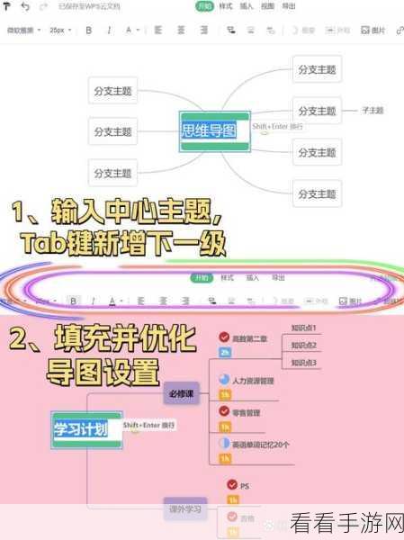 轻松搞定 WPS 思维导图连接线颜色变更秘籍