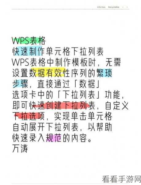 轻松搞定 WPS Word 下拉选择项设置秘籍