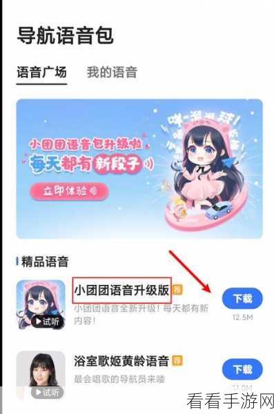 轻松掌握！高德地图小团团语音包使用全攻略
