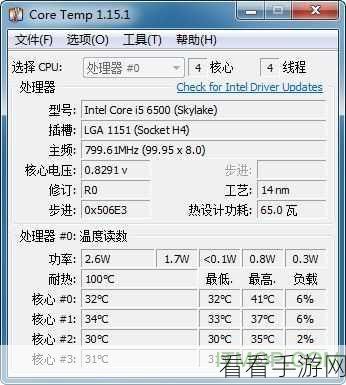 轻松搞定 CoreTemp 中文界面设置秘籍