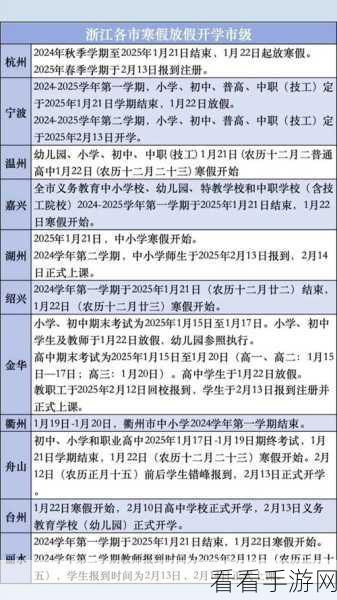 2025 年中小学寒假天数大揭秘，多地详情抢先看