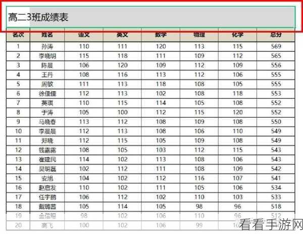 轻松搞定 Excel 表格跨列居中，方法全攻略！