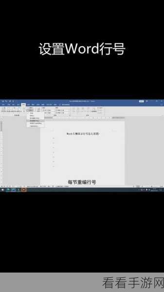 轻松搞定 Word 行号间隔！每五行显示设置秘籍