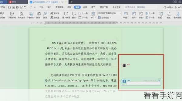 轻松搞定 WPS 文档批注颜色设置秘籍