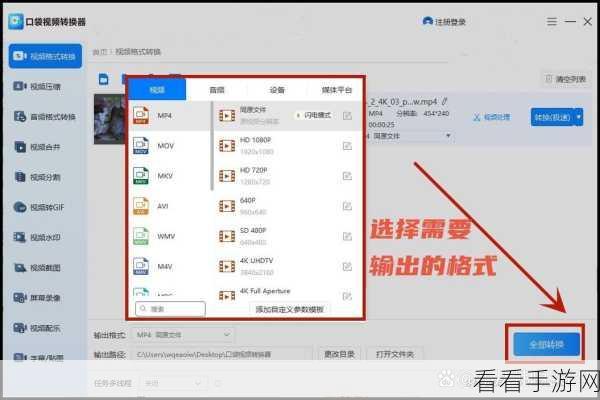 神奇秘籍，视频转换处理软件的格式转换全攻略