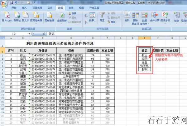 Excel 表格文档，轻松筛选前十项数据的秘籍