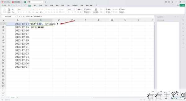 轻松搞定！WPS Excel 中日期格式的巧妙转换