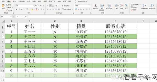 Excel 隔行变色秘籍，快速打造独特表格的神奇教程