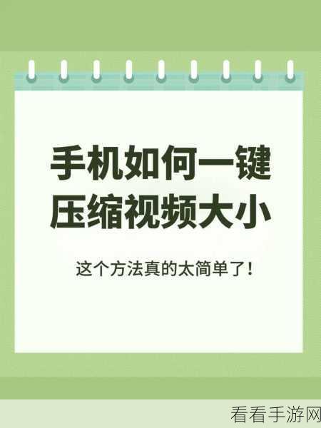 轻松掌握！格式工厂压缩视频大小的绝佳秘籍