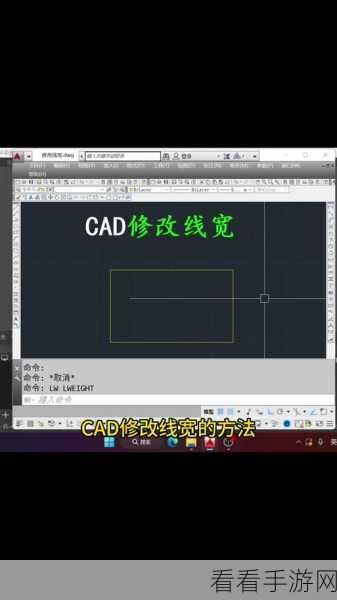 AutoCAD 线宽调整秘籍，轻松改变线条粗细