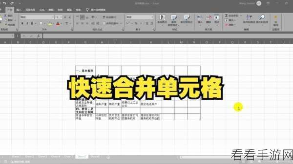 掌握 WPS Excel 合并格子按行数降序的秘籍