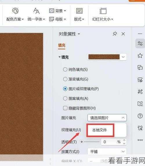 轻松掌握 WPS PPT 纹理背景设置技巧