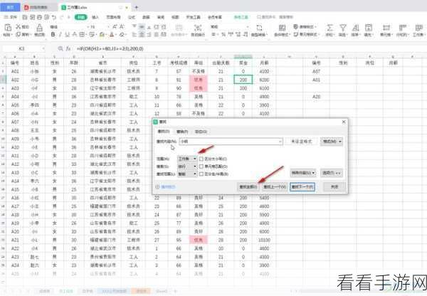 WPS 表格中查找内容单独列出的秘籍