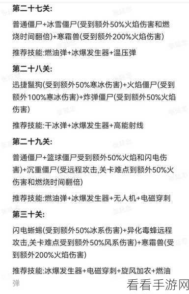 向僵尸开炮，全关卡通关秘籍与新手必备攻略指南