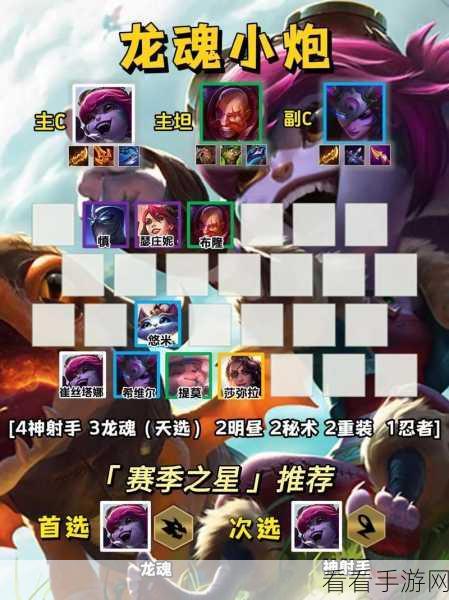 金铲铲之战，制霸全场的龙魂阵容超强搭配秘籍
