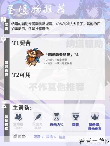 原神欧洛伦圣遗物搭配秘籍，词条大揭秘