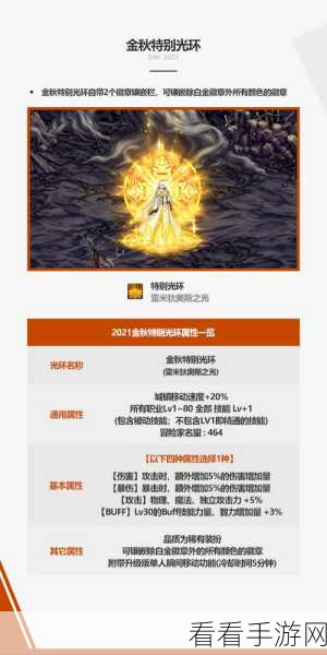 DNF 明月光辉光环深度解析，属性与外观全揭秘
