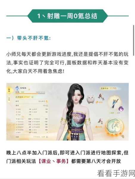 射雕手游，探寻无敌阵容的奥秘