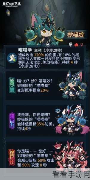 提灯与地下城，妙喵娘获取秘籍大公开