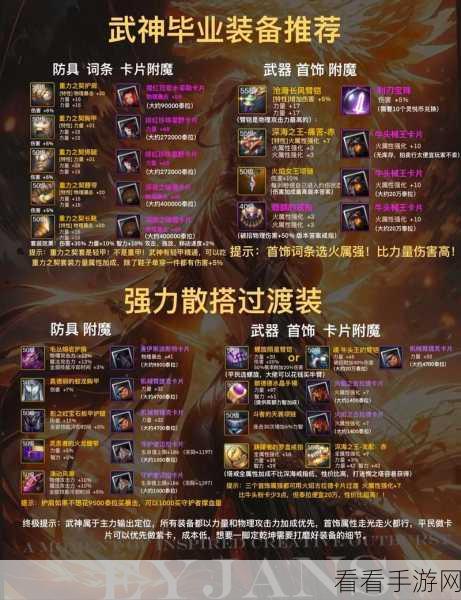 DNF 女鬼剑必备毕业套装与装备全解析