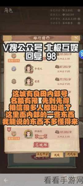 探秘这城有良田铁卫，精准选择与巧妙应用全攻略