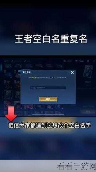 王者荣耀空白名字复制秘籍大公开