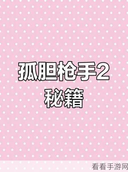 孤胆枪手 2 第三关任务通关秘籍大揭秘