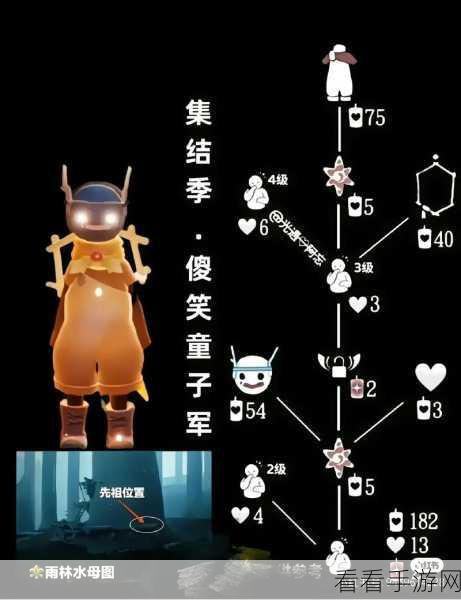光遇踏舞孩童复刻先祖神秘现身，位置坐标大揭秘！