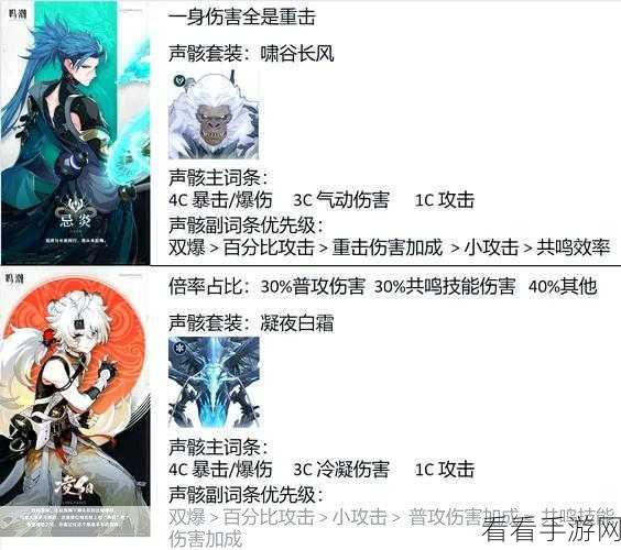 鸣潮安可，配队、声骸选择与培养全攻略
