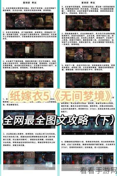 破解纸嫁衣第五章神秘关卡，通关秘籍大揭秘