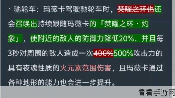 原神火神玛薇卡命座超强效果全解析