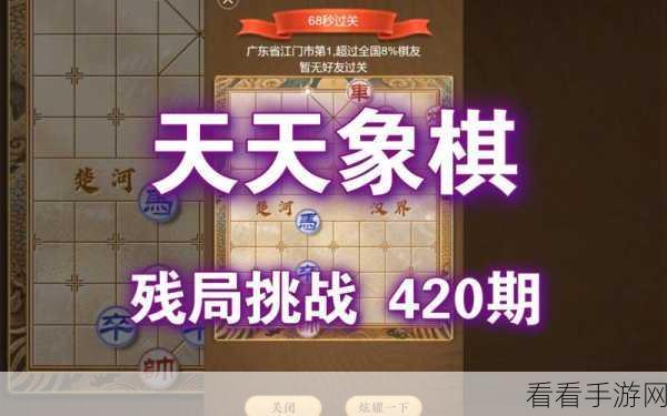 天天象棋残局挑战 256 期，通关秘籍与精妙策略大揭秘