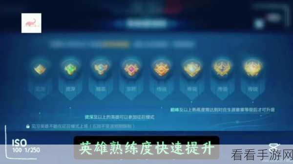王者荣耀，解锁熟练度新标志的神秘攻略