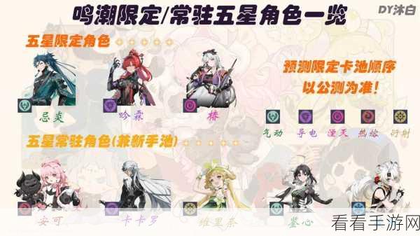 鸣潮角色全图鉴，震撼集结，深度解析