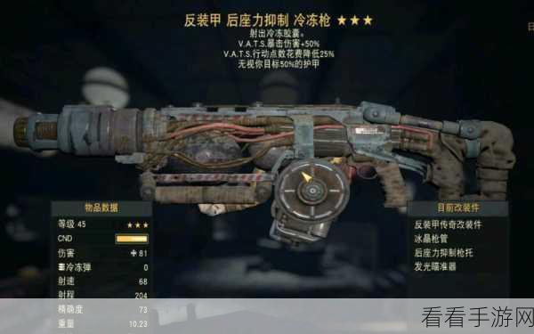 辐射避难所武器大揭秘，十大最强武器震撼排行