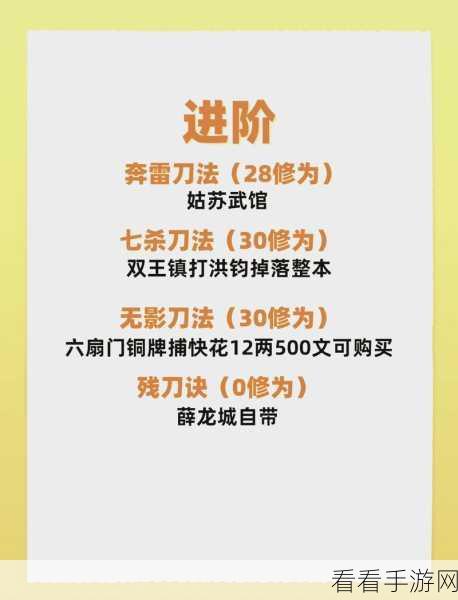 烟雨江湖，震云枪法神秘获取秘籍大公开