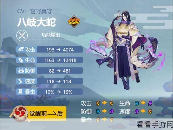 阴阳师 SP 八岐大蛇御魂精选攻略，助你实力飙升