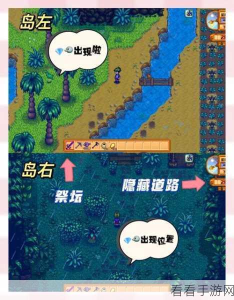 星露谷物语，金核桃藏匿之处大揭秘